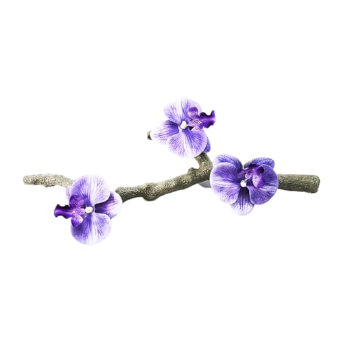 Reptiles Corner Branch Vine for Lizards Terrariums Plant Decoration Life Like Climbing Vine Habitats Decors for Lizards Artificial Reptiles Climbing Branch - color: C