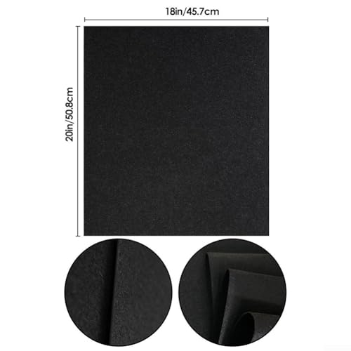 Disposable Bird Cage Liners 20x18in Felt Pads 1mm Thick Odorless Mesh Design for Parrot Conure Budgie Cockatiel Small Animals 30pcs(black) - color: black