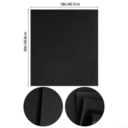 Disposable Bird Cage Liners 20x18in Felt Pads 1mm Thick Odorless Mesh Design for Parrot Conure Budgie Cockatiel Small Animals 30pcs(black) - color: black