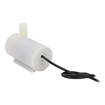 Micro Submersible Water Pump USB Powered Mini Water Pump for Aquariums Fish Tanks Computer Cooling Systems White Plastic 43x23x31mm 3-5V DC