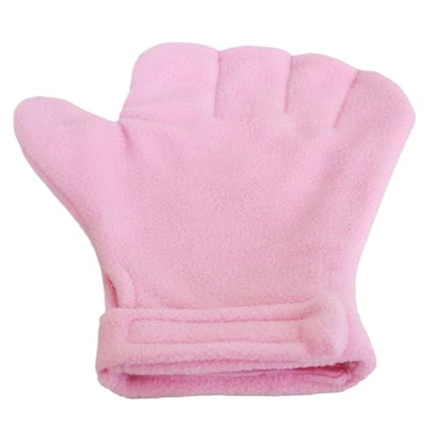 Anti Bite Gloves | Scratch Resistant Mitts - Hamster Calming Gloves | for Sugar Petaur Bird Parrot Hedgehog - color: Pink