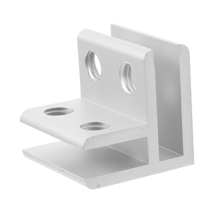 SUPVOX 1Set Heavy Duty Glass Clamp for Thickness Durable Aluminium Alloy Bracket Elegant Flowerpot Connector Stability for Aquariums Planting Boxes Easy