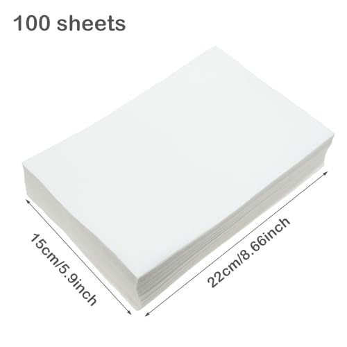 100 Sheets Bird Cage Liner Papers, Disposable Bird Cage Paper Liners, Cuttable Pet Animal Cages Cushion, Precut Absorbent Bird Paper for Bird Parrot Small Animal, 5.9 x 8.66’’ - size: 5.9'' x 8.66''