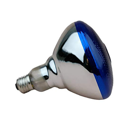 Infrared Bulb Red Hard Explosion-Proof Glass Infrared Heat Lamp Bulb for Chicks, Chicken, Pet,Bathroom Warming Light Bulb (Blue-150w) - color: Blue-150w