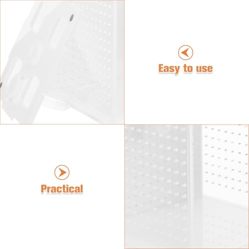 Reptile Feeding Box and Spider Terrarium Plastic Breeding Habitat Enclosure for Jumping Spiders and Frogs Ventilation Suitable for Pet Insects and Small Reptiles