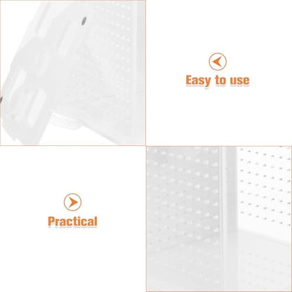 Reptile Feeding Box and Spider Terrarium Plastic Breeding Habitat Enclosure for Jumping Spiders and Frogs Ventilation Suitable for Pet Insects and Small Reptiles