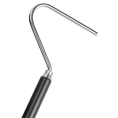 Snake Hook, YOUTHINK Stainless Steel 26.8in-39.5in Telescopic Snake Tong Reptile Grabbe with Wide Jaw Handling Tool Comfortable Grip Handle for Catching Controlling or Moving Snakes