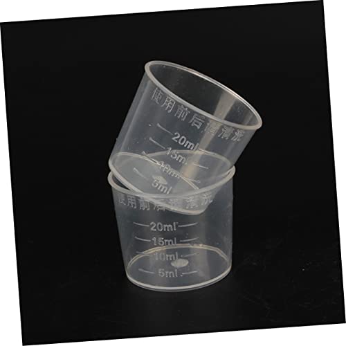 Abaodam 30Pcs Reusable Measuring Cups for Reptiles Feeding Dish for Lizard Gecko Snake Safe Food Water Containers for Pets for Daily Feeding Control