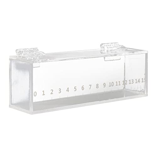 Fishing Fish Viewing Box Acrylic Clear Micro Landscape Fish Tank with Lid Holder Storage Box Photo Box Hatching Boxes with Scale