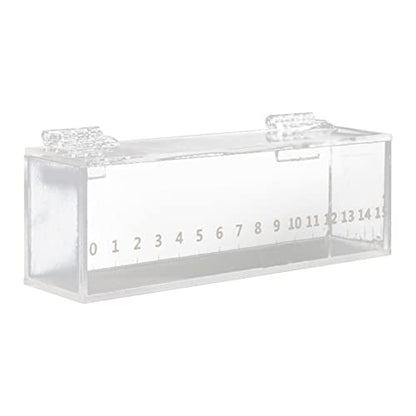 Fishing Fish Viewing Box Acrylic Clear Micro Landscape Fish Tank with Lid Holder Storage Box Photo Box Hatching Boxes with Scale