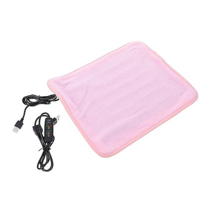VANZACK 1pc Pet Heating Pad Pet Bed Dragon Reptile Under Tank Heating Pad Chicken Coop Rabbit Turtle Basking Platform Thermostat Reptile Turtle Tank Blanket Frog Snake Gecko Pink Polyester - color: Pink
