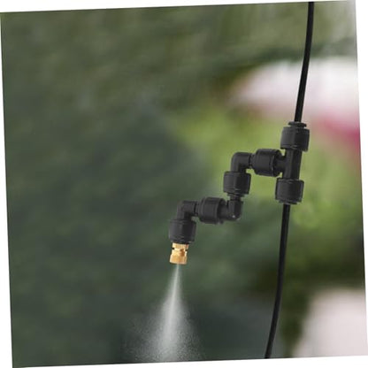 DECHOUS Adjustable Misting Nozzle for Reptile Tanks Fine Mist Sprayer with Full Rotation for Terrarium Humidification and Cooling and Play Installation Versatile Irrigation