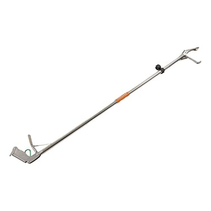 Snake Tong Foldable Self Lockable Stainless Steel Strong Reptile Grabber Catcher Snake Handling Tool