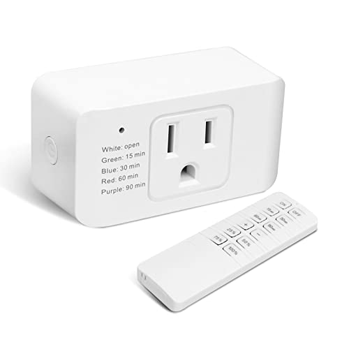 Indoor Dimmer for String Lights, Remote Control Light Dimmer Plug in, Light Timer for Led Lights, 2 and 3 Prong Adapter, 100FT Range for Dimmable LED/Tungsten Bulb/Patio Lights/Table Lamp - style: Indoor Dimmer Plug