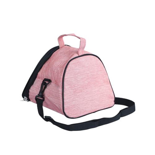 ITODA Hamster Carrier Guinea Pig Bag Breathable Outdoor Travel Bag Portable Squirrel Snake Pouch for Chinchilla Hamster Bird Bunny Hedgehog Sugar Glider Gerbil - color: Lighter Red