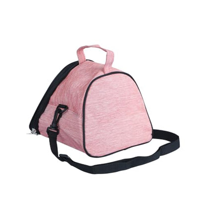 ITODA Hamster Carrier Guinea Pig Bag Breathable Outdoor Travel Bag Portable Squirrel Snake Pouch for Chinchilla Hamster Bird Bunny Hedgehog Sugar Glider Gerbil - color: Lighter Red