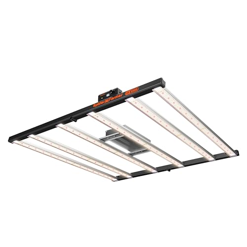 Spider Farmer SE5000 480W LED Grow Light,Smart Remote App Control, Full Spectrum Dimmable Daisy Chain Bar Style Growing Lamp for Indoor Plants, 4x4ft Coverage - size: 4x4 Coverage-480W