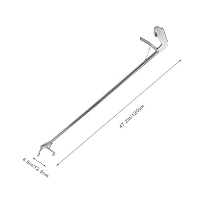 Stainless Steel Snake Grabber Tool Folding Snake Tongs Lock Safe and Practical for Garden and Outdoor Use