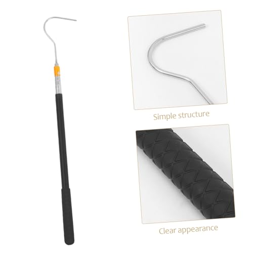 Adjustable Stainless Steel Snake Catching Tool Telescopic Hook Portable and Versatile for Safe Handling of Snakes and Reptiles Extendable for Precise Control