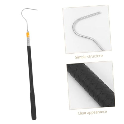 Adjustable Stainless Steel Snake Catching Tool Telescopic Hook Portable and Versatile for Safe Handling of Snakes and Reptiles Extendable for Precise Control
