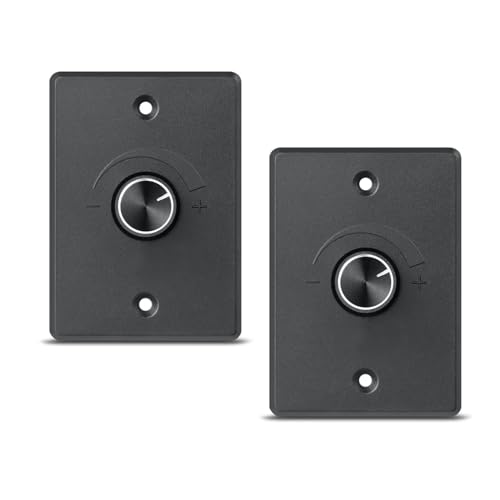 12V Light Dimmer 12 Volt PWM LED Dimmer Switch for RV Boat Truck Camper Van Trailer Light Fixture, LED Strip Lights Rotary Knob DC12-24V (2-Pack 6A) - color: 2-Pack 6A, 4 wire