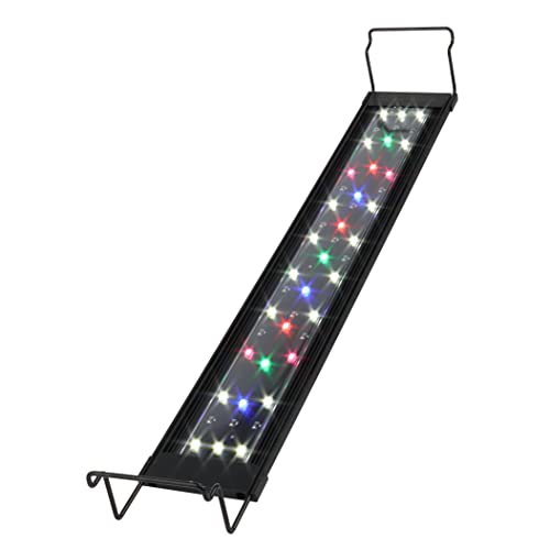 WaterRebirth Aquarium Lights Fish Tank Light 10 20 30 55 Gallon Planted Aquarium LED Light with Switch (18-24") - size: 18-24"