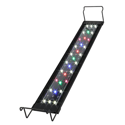 WaterRebirth Aquarium Lights Fish Tank Light 10 20 30 55 Gallon Planted Aquarium LED Light with Switch (18-24") - size: 18-24"