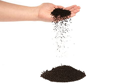 LANDEN THRIVA Natural Soil Substrate for Natural Planted Aquarium, Plant or Shrimp Stratum, Clay Gravel and Stable Porous Substrate for Freshwater Aquarium, Rainforest Black 5L(10lbs),Medium Size - size: M-3mm-5L
