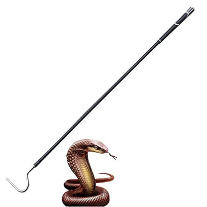 High-Carbon Snake Hook Reptile Stick Tongs Grabber Pick-up Handling Tools for Catching Controlling or Moving Snakes, 49in