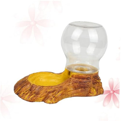 COLLBATH Fully Automatic Reptile Water Feeder Craft Non-Toxic Easy Cleaning Bowl Pet Drinking Fountain