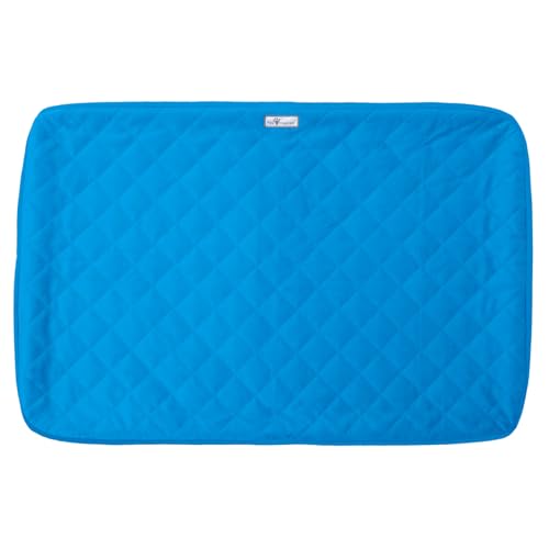Paw Inspired Fitted Fleece Liner for Ferret Nation, Critter Nation Cage for Ferrets, Rats, Chinchillas, Hedgehogs & Other Small Animals (Blue, Bottom Pan Liner) - color: Blue, size: Bottom Pan Liner