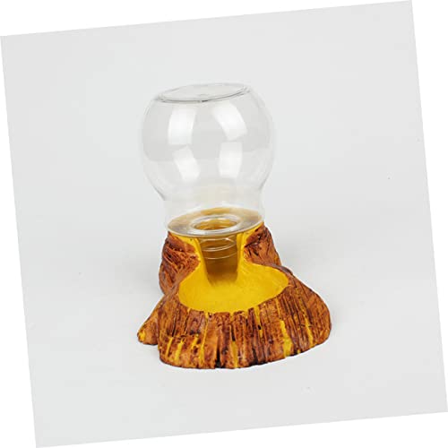Reptile Pet Water Feeder Resin Crafted Non-Toxic Smooth Clean Tortoise Drinking Fountain