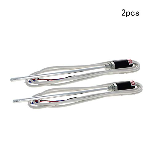 Othmro 2Pcs Temperature Sensor Probe WZP-10 Thermocouple Temperature Sensors 7mmx20mm Probe Temperature Sensor Thermometer Hygrometer with 2M/6.6Ft Wire for Aquarium Terrarium Fish Tank