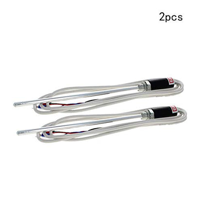 Othmro 2Pcs Temperature Sensor Probe WZP-10 Thermocouple Temperature Sensors 7mmx20mm Probe Temperature Sensor Thermometer Hygrometer with 2M/6.6Ft Wire for Aquarium Terrarium Fish Tank
