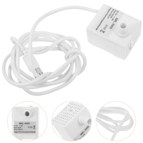 FOMIYES Usb Mini Submersible Water Pump for Fish Tanks and Efficient Fountain Pump for Hydroponic Systems and Aquariums Lightweight and Design for Indoor and Outdoor Use