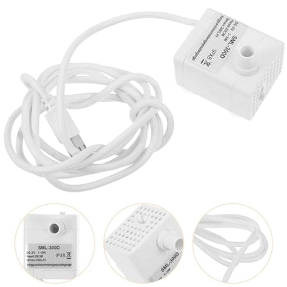 FOMIYES Usb Mini Submersible Water Pump for Fish Tanks and Efficient Fountain Pump for Hydroponic Systems and Aquariums Lightweight and Design for Indoor and Outdoor Use