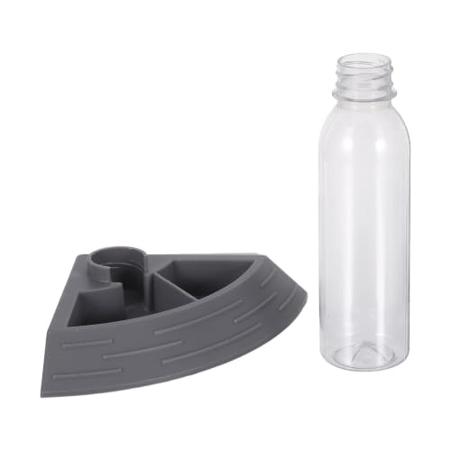 minkissy Automatic Reptile Water Dish Universal Compatibility for Turtle and Small Animals with Large Capacity Abs Basin for Reptile Tank and Travel Use