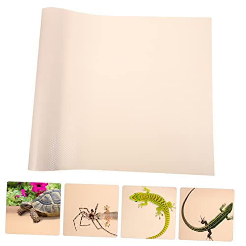 Eva Reptile Carpet Reptile Mat Washable Substrate for Tortoise Lizard Snake Bearded Dragon Terrarium Liner Easy Clean - color: Beige