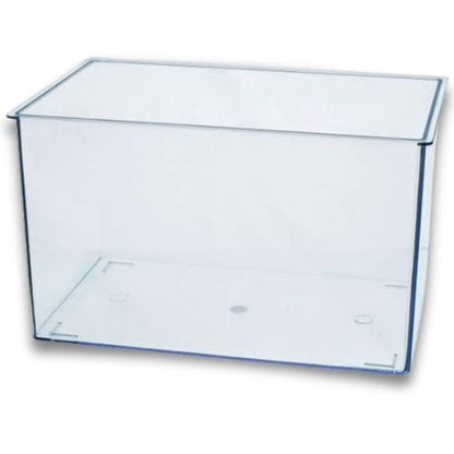 Eisco Labs - Aquarium Tank - Large 1.75 Gallon Molded Plastic Terrarium, Clear Polycarbonate Fish Tank or Insect Habitat with UV Protectant - 10.25" x 6.5" x 6.25"