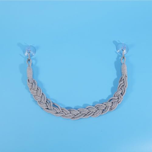 Hermit Crab Climbing Rope, 23.6 Inches, Cotton, Reptile Climbing Accessory, Gray - color: Gray