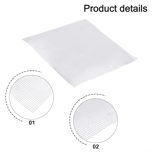Ardening Gauze Net for Flower Pots, 10x10cm Soil Barrier Mesh Gaskets to Prevent Leakage,Drainage Screens, for Garden Outdoor Potted Plants,White ﻿(20) - size: 20