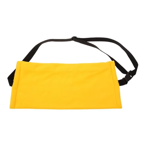 TEHAUX Portable Reptile Carrying Bag Adjustable Sling Travel Carrier for Bearded Dragon Lizard Guinea Pig Small Pets Outdoor Use Yellow