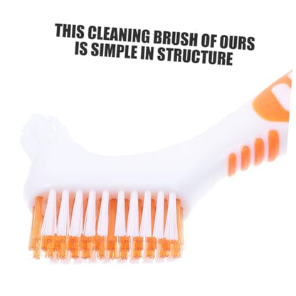 GANAZONO 3pcs Turtle Shell Cleaning Brush Portable Turtle Clean Brush Mud Remover - color: Orange