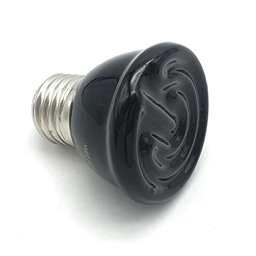 Mini Pet Reptile Ceramic Heating Lamp 110V 220V,Heat Emitter Light Bulb 25W 50W 75W 100W 220V100W - color: 220v100w