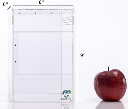 EctoTherm Jumping Spider Enclosure - for Habitat, Terrarium Kit and Arboreal Tarantula Enclosure - size: Medium
