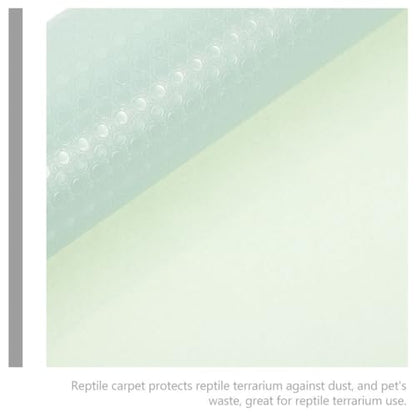 FRCOLOR 2pcs Reptile Carpet Mat for Terrarium Eva Substrate Liner for Leopard Bearded Dragon Snake and Turtle Soft Bedding for Reptile Enclosures
