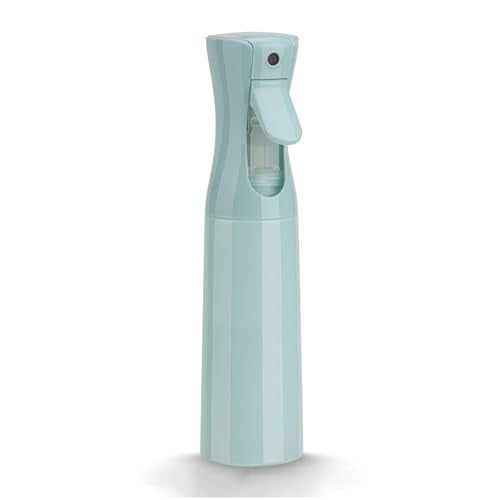 Spray Bottle for Hair (10.15OZ /300ML) Continuous Ultra Fine Mist Sprayer for Hair, Salons, Barber, Plants, Skin Care, 1 Plack Blue - color: Blue, size: 10.1 Ounces