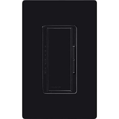 Lutron Maestro Dimmer Switch LED+ Digital Dimmer Kit for Dimmable LED, Halogen, and Incandescent Bulbs, 150-Watt, Multi-Location, MACL-153M-RHW-BL, Black - color: Black, size: 1 Pack, style: 3-Way Kit