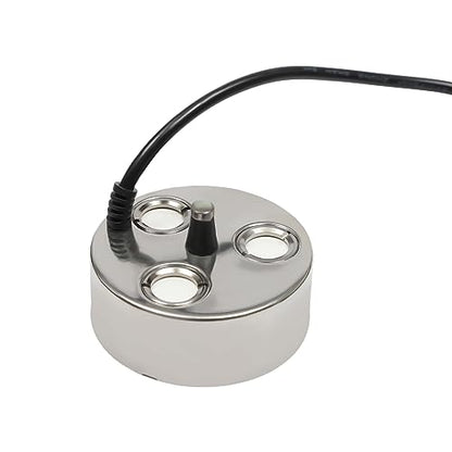3-Head Ultrasonic Mist Maker Fogger - 900ml/H Humidifier Machine for Fountains, Aquariums, and Ponds | Ideal for Garden Fogging, Hydroponics, and Indoor Grow Rooms.