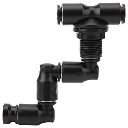 Reptiles Fogger Mist Sprinkler, 360°Adjustable Double Head Reptiles Fogger Mist Sprinkler for Rainforest Amphibians Plants Flowers